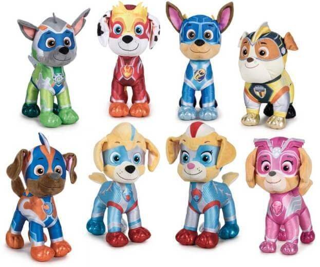 Peluche Paw Patrol Super Paws Mighty Pups 27 Cm