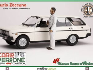 Furio E Fiat 131 Panorama Statuetta In Resina 1 18 Carlo Verdone Bianco Rosso E Verdone