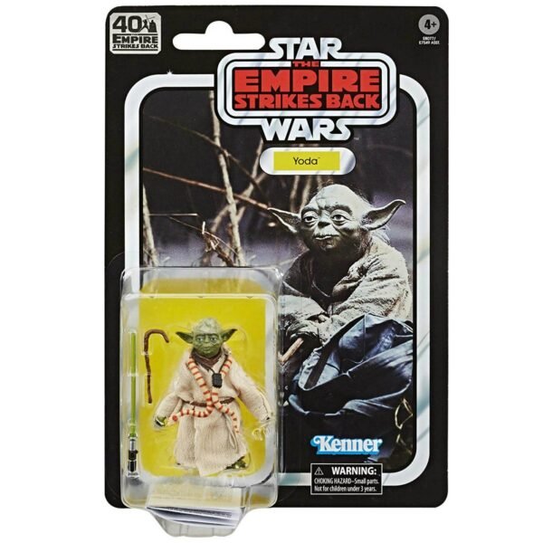Yoda Action Figure Black Series 40Th Empire Strikes Back Kenner Hasbro