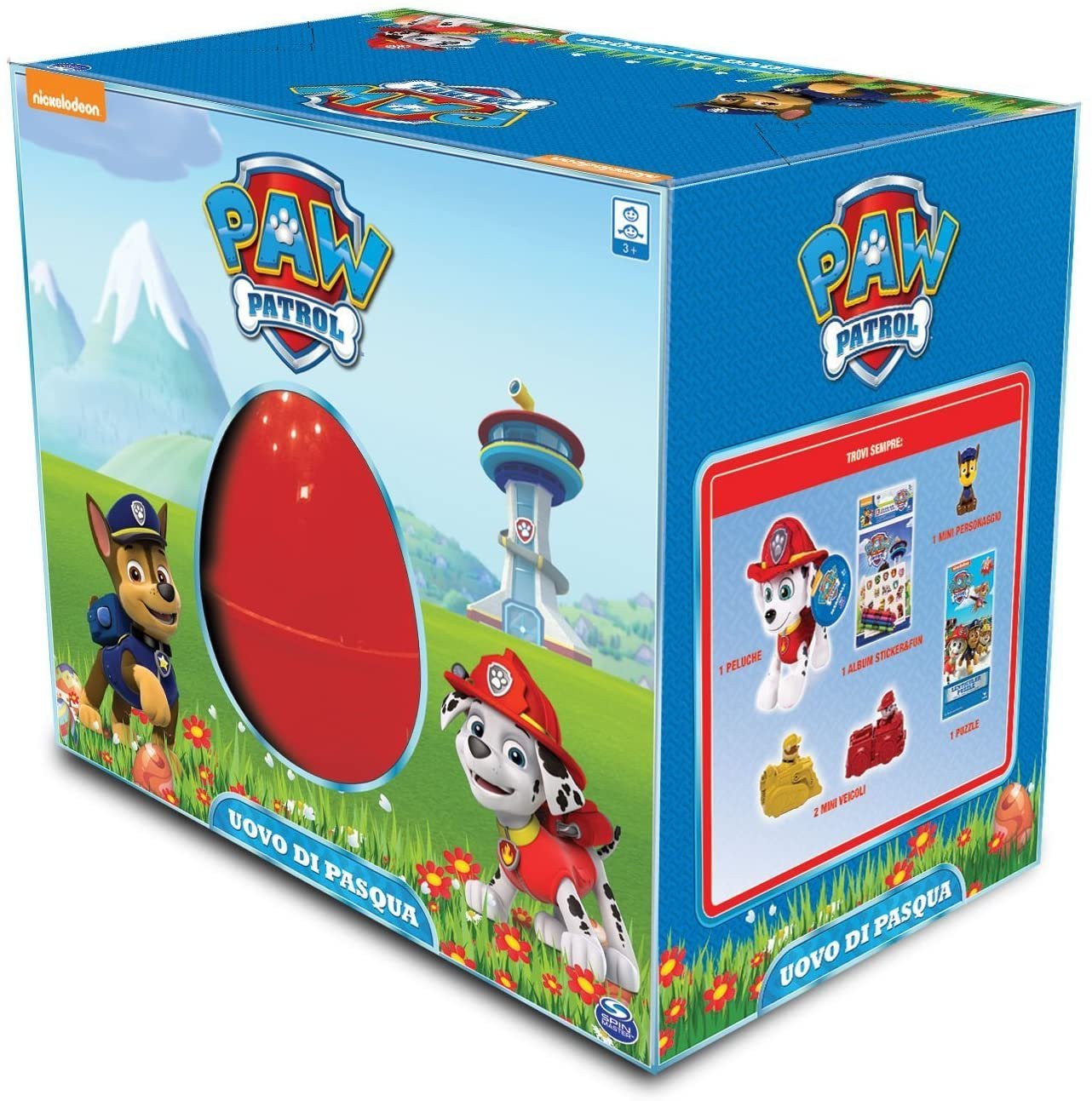 Paw Patrol Pasqualone Uovo Pasqua Giocattoli