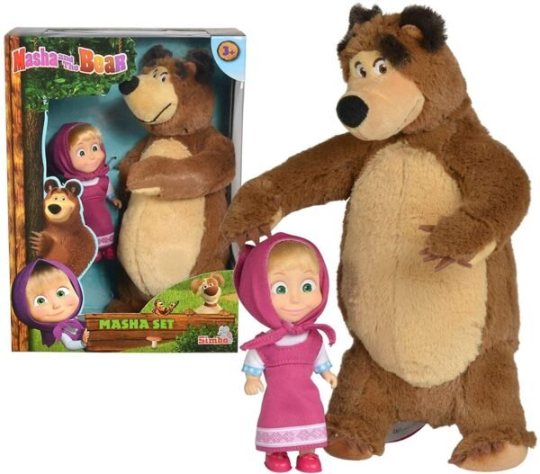 Masha E Orso Doll Coppia 2 Pack