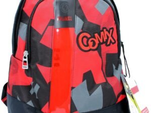 Zaino Scuola Americano Comix Flash Rosso Con Luci Led