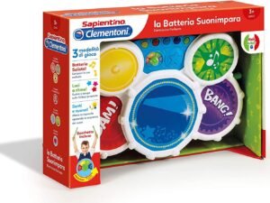 La Mia Prima Batteria Interattiva Suona Impara Clementoni