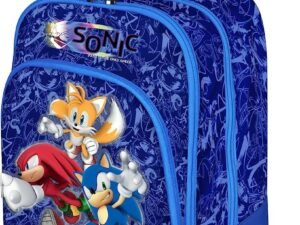 Sonic Zaino Trolley Con Ruote Scuola 2023 2024