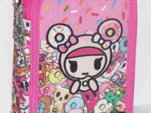Astuccio Tokidoki Rosa Triplo Completo Colori