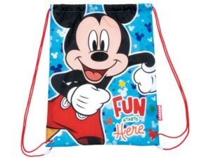 Mickey Mouse String Bag Sacca Per Scuola Tempo Libero 1