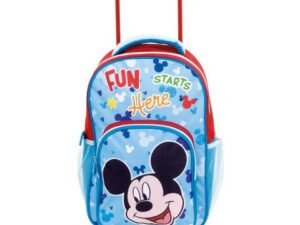 Zainetto Trolley Mickey Mouse Scuola Asilo Free Time 24 X 36 X 12 Cm Disney