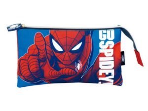Spiderman Astuccio Triplo Pencil Case Scuola