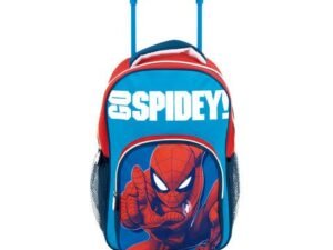 Zainetto Trolley Spiderman Scuola Asilo Free Time 24 X 36 X 12 Cm Disney