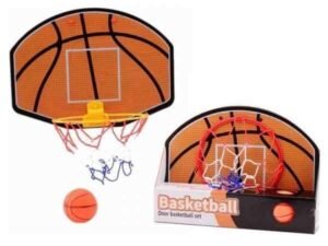 Canestro Basket Con Pallina Inclusa Per Porta Con Scatola 19Cm