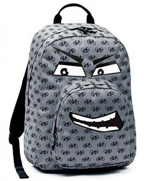 Zaino Invicta Ollie Face Fantasy Grigio 25Lt