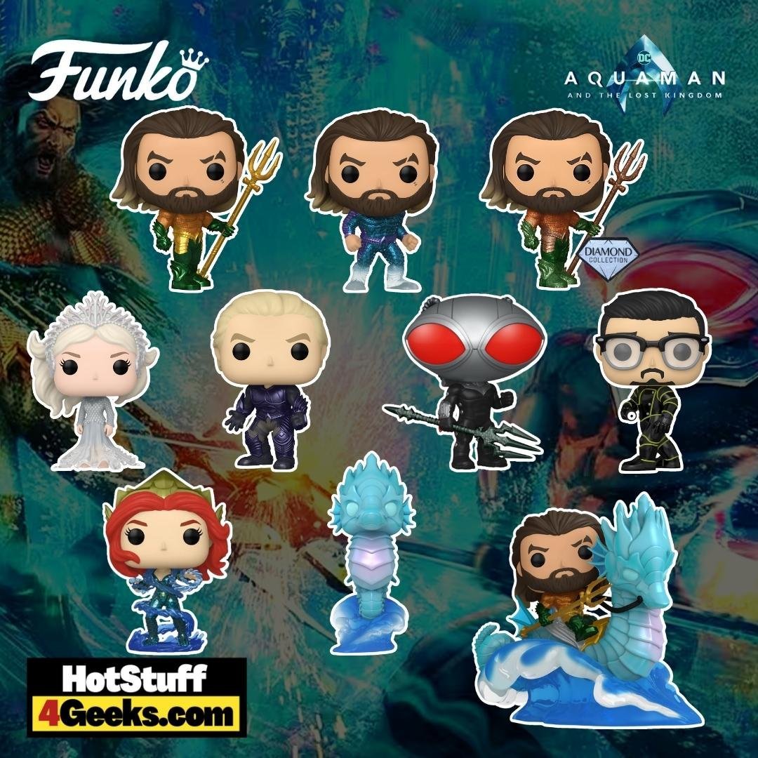 Bundle Funko Aquaman And The Lost Kingdom 9 Funko Pop