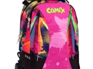 Comix Zaino Trolley Scuola Staccabile Fucsia