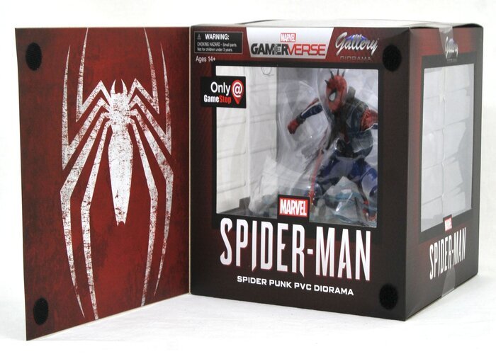 Spider Man Spider Punk 2018 Marvel Video Game Gallery Pvc Statuetta Exclusive 18 Cm