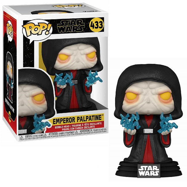 Star Wars Episode Ix Pop Movies Vinyl Figure Revitalized Palpatine 9 Cm 433