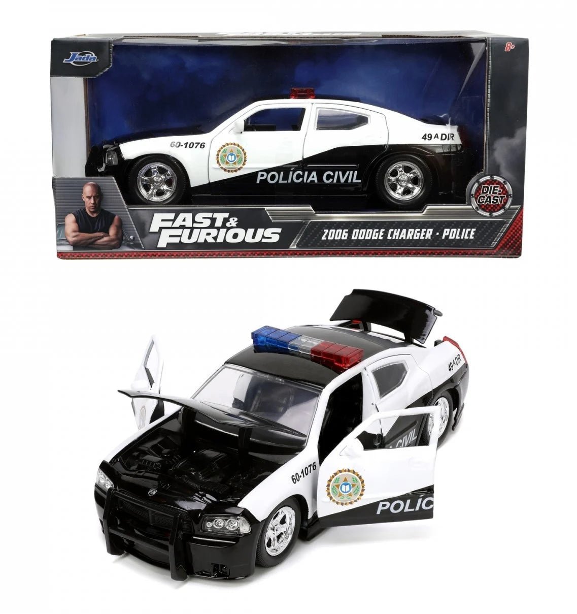 Fast And Furious 2006 Dodge Charger Police 1 24