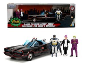 Dc Batman Robin The Penguin The Joker And Batmobile 1 24