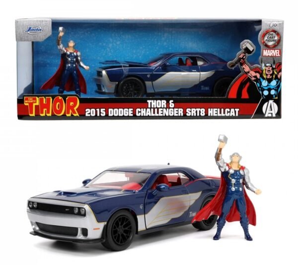 Marvel Thor And 2015 Dodge Challenger Srt8 Hellcat 1 24