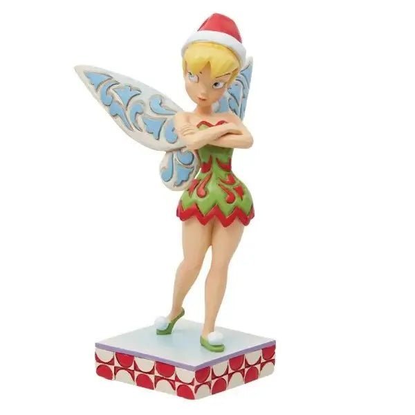 Tinker Bell Christmas Personality Disney Statue Enesco 20 Cm