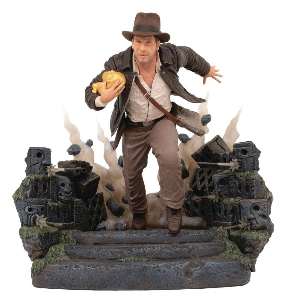 Indiana Jones Raiders Of The Lost Ark Escape With Idol Statue Deluxe Diamond Gallery 25 Cm