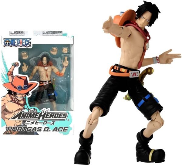 Portgas D Ace One Piece Anime Heroes Action Figure 17 Cm