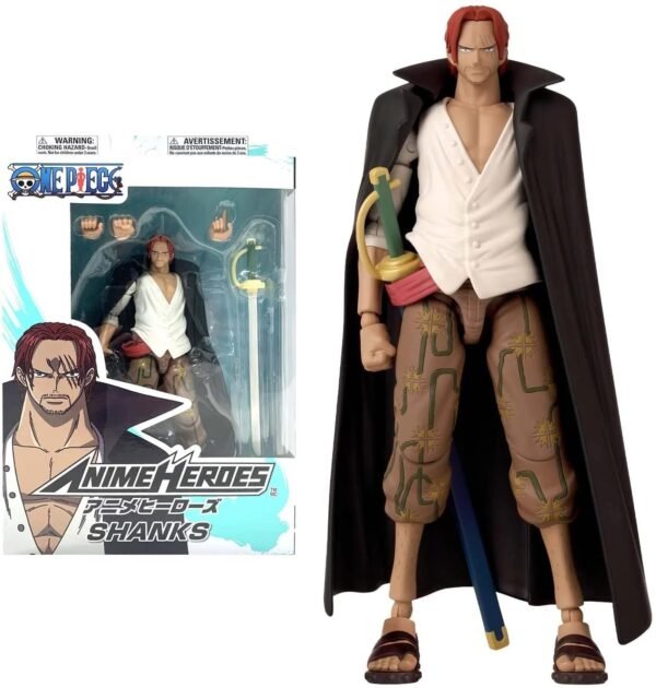 Shanks One Piece Action Figure Anime Heroes 17 Cm