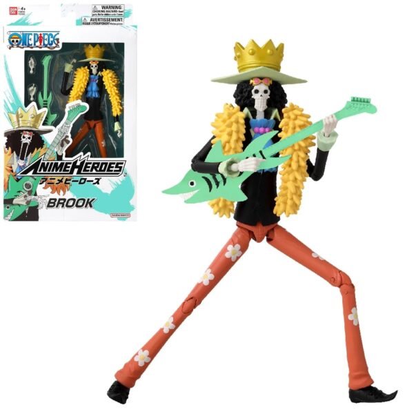 Brook One Piece Action Figure Anime Heroes 17 Cm