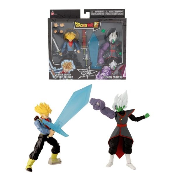 Future Trunks Vs Fusion Zamasu Battle Pack Dragon Ball Dragon Stars Action Figures 17Cm