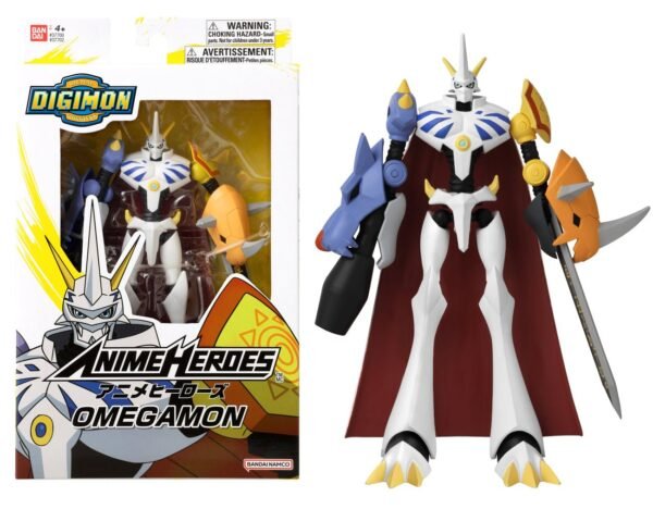 Omegamon Digimon Action Figure Anime Heroes 17 Cm