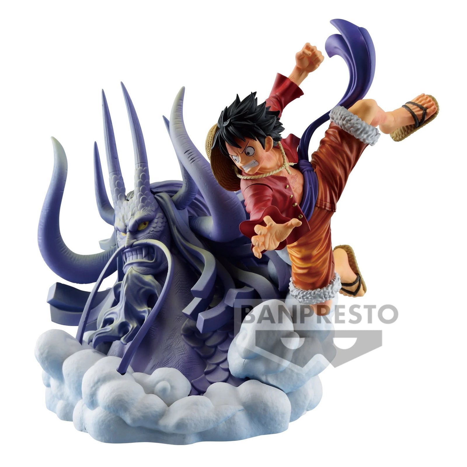 Monkey D Luffy One Piece Pvc Figure The Brush Dioramatic 20 Cm