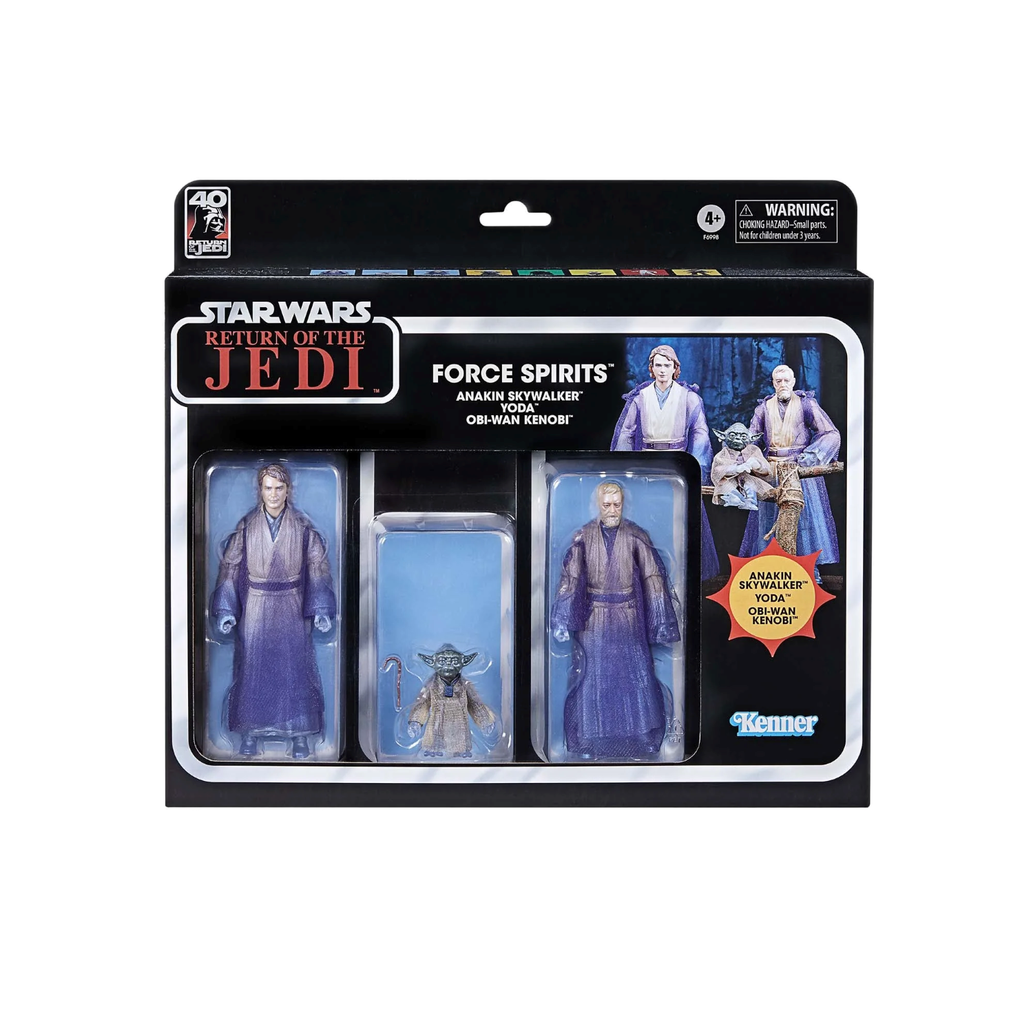 Force Spirits Multipack Star Wars Episode Vi Return Of The Jedi Black Series Action Figures 15 Cm