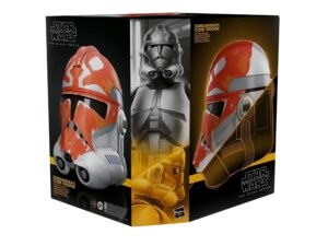 Electronic Helmet 332Nd Clone Trooper Black Series Star Wars Clone Wars Replica