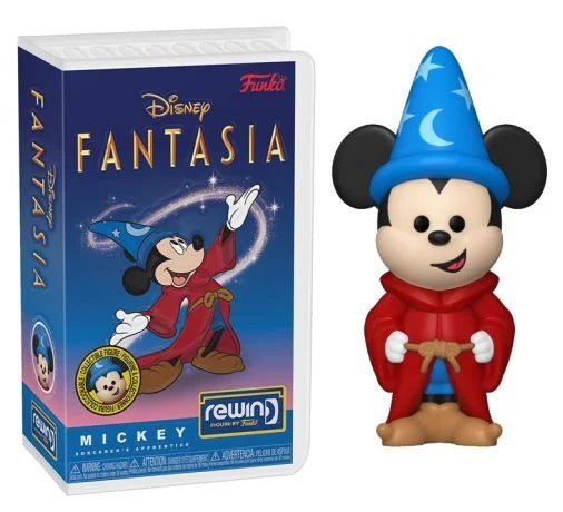 Sorcerer Mickey Mouse Disney Fantasia Figure Blockbuster Rewind 9 Cm Chase Random