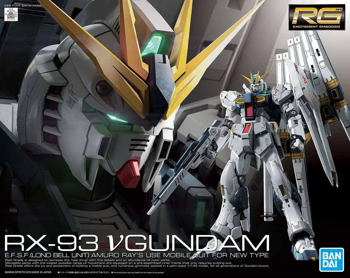 Rx 93 Gundam Model Kit Gunpla Rg 1 144