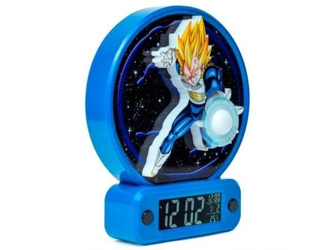 Dragon Ball Z Vegeta Led Light Up Alarm Clock 7Inch