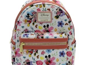 Minnie And Mickey Mouse Floral Mini Backpack Loungefly Disney
