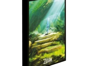 The Legend Of Zelda Master Sword Nintendo Light Canvas 40X30 Cm