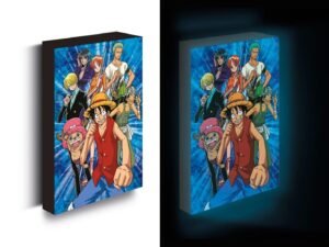 Luffy With Friends One Piece Light Canvas 40X30 Cm
