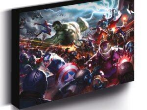 Marvel Future Fight Light Canvas 40X30 Cm