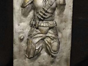 Scultura The Mandalorian In Lastra Di Carbonite 23 Cm