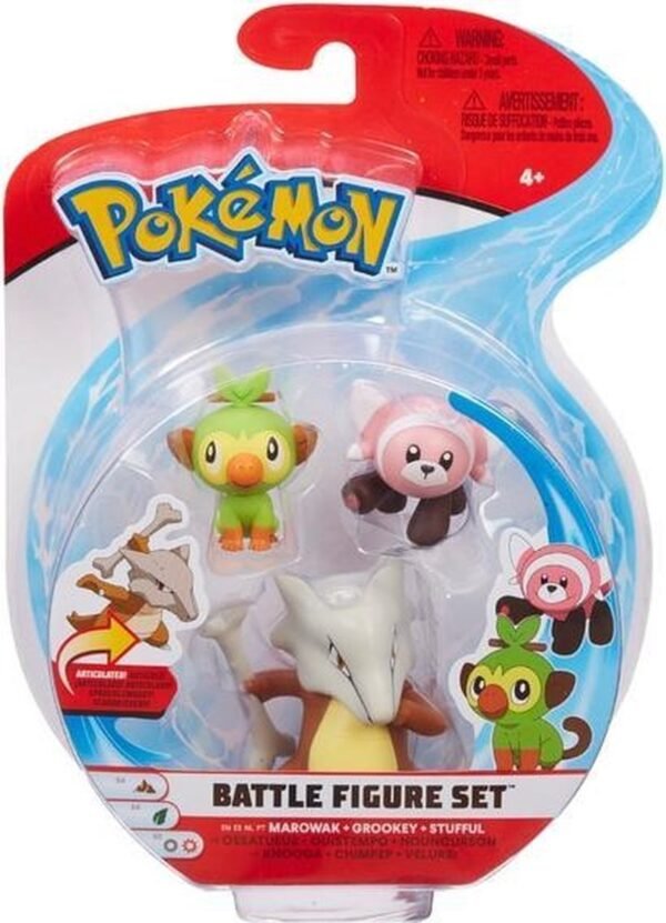 Pokemon Battle Mini Figures 3 Packs 5 8 Cm