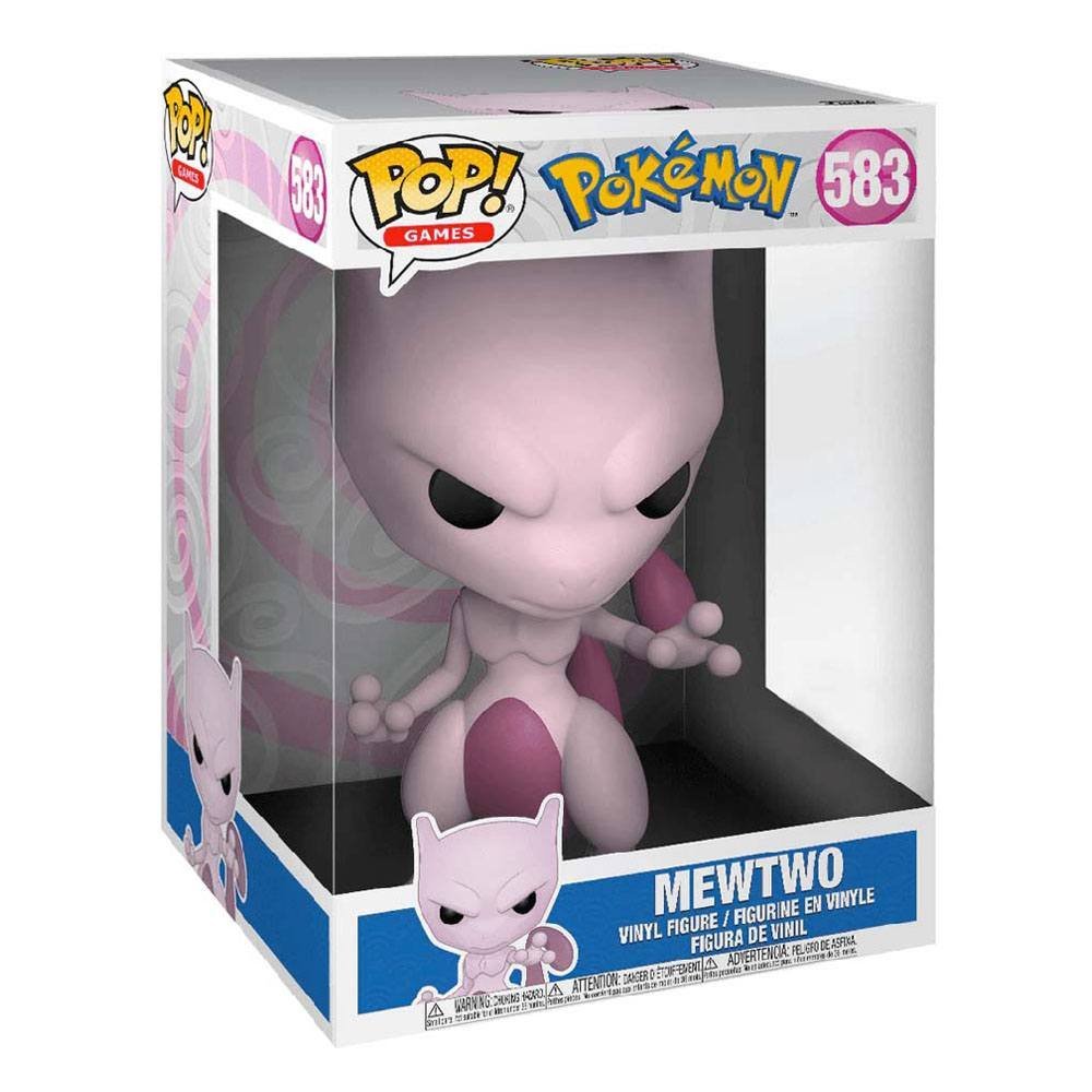 Mewtwo Pokemon Super Sized Jumbo Pop Games Figure Funko 25 Cm 583