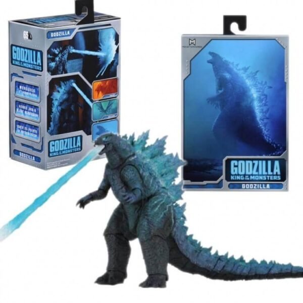 Godzilla King Of The Monsters Versione 2 Power Up Getto Fuoco Blu Action Figures Head To Tail 30Cm Neca 42890
