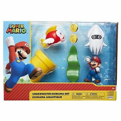 Super Mario Diorama Set Underwater World Of Nintendo