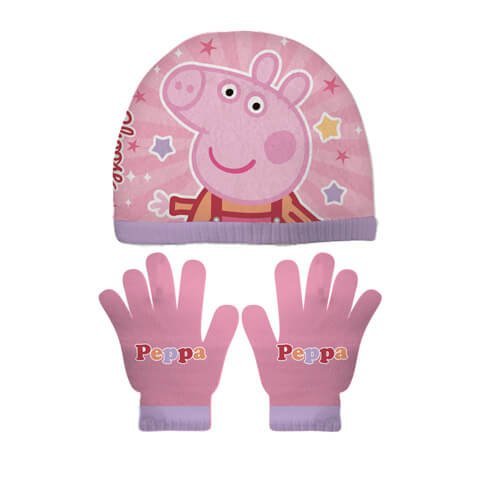 Peppa Pig Set Cappello E Guanti Bambini