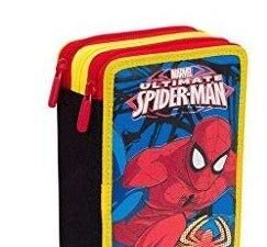 Astuccio Triplo Scuola Spiderman Ultimate Seven
