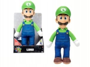 Luigi Super Mario The Movie Roto Plush Posable 38 Cm