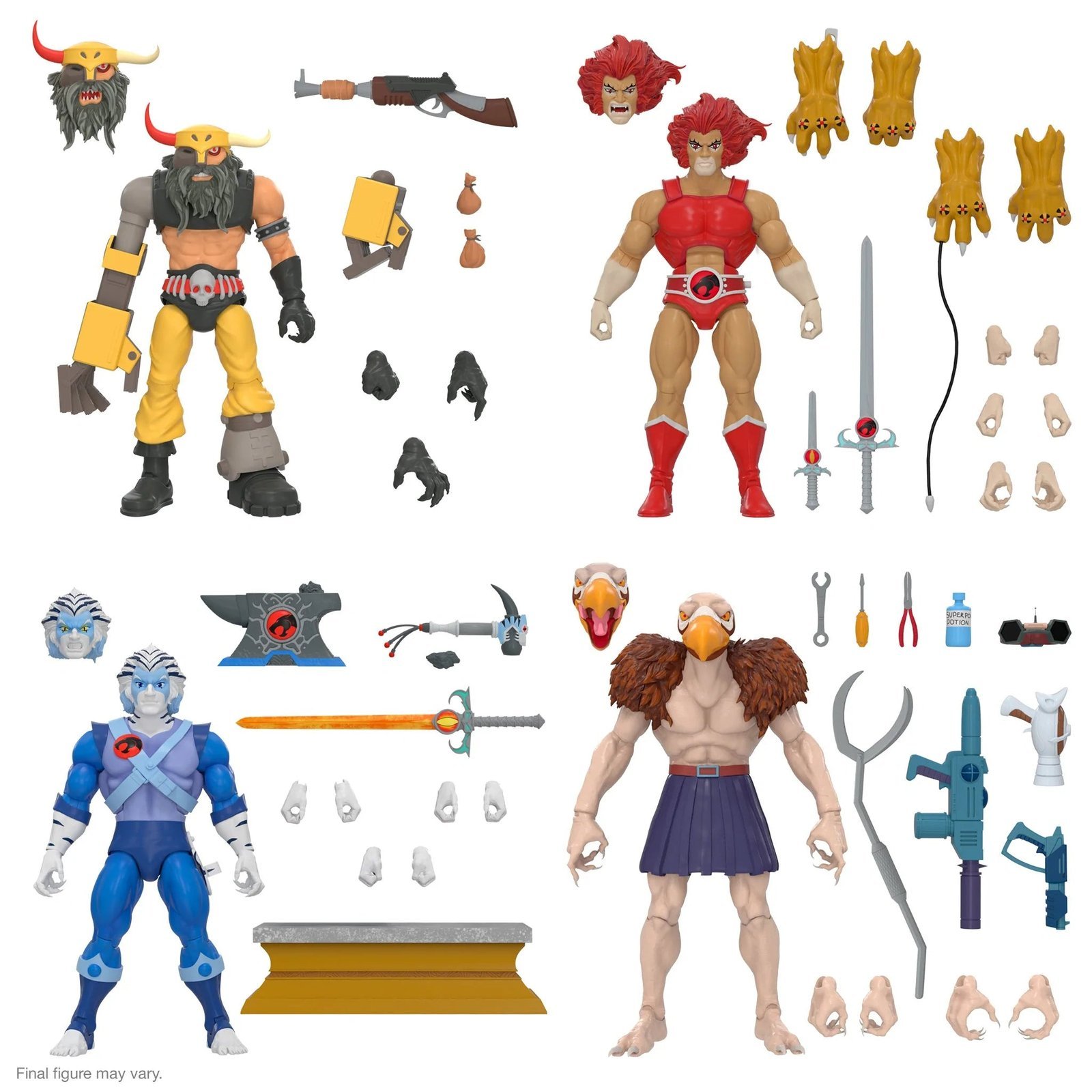 Bundle Wave 5 Thundercats Ultimates 4 Action Figures