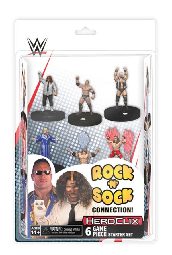 Wwe Heroclix The Rock Sock Connection 2 Player Starter Set Wargame Wrestling