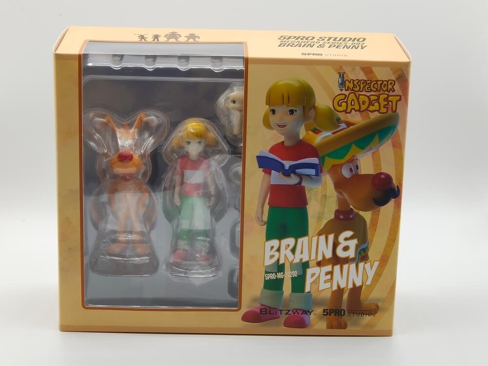 Brain Penny Inspector Gadget Mega Hero Action Figure 2 Pack 1 12 11 Cm End February 2021